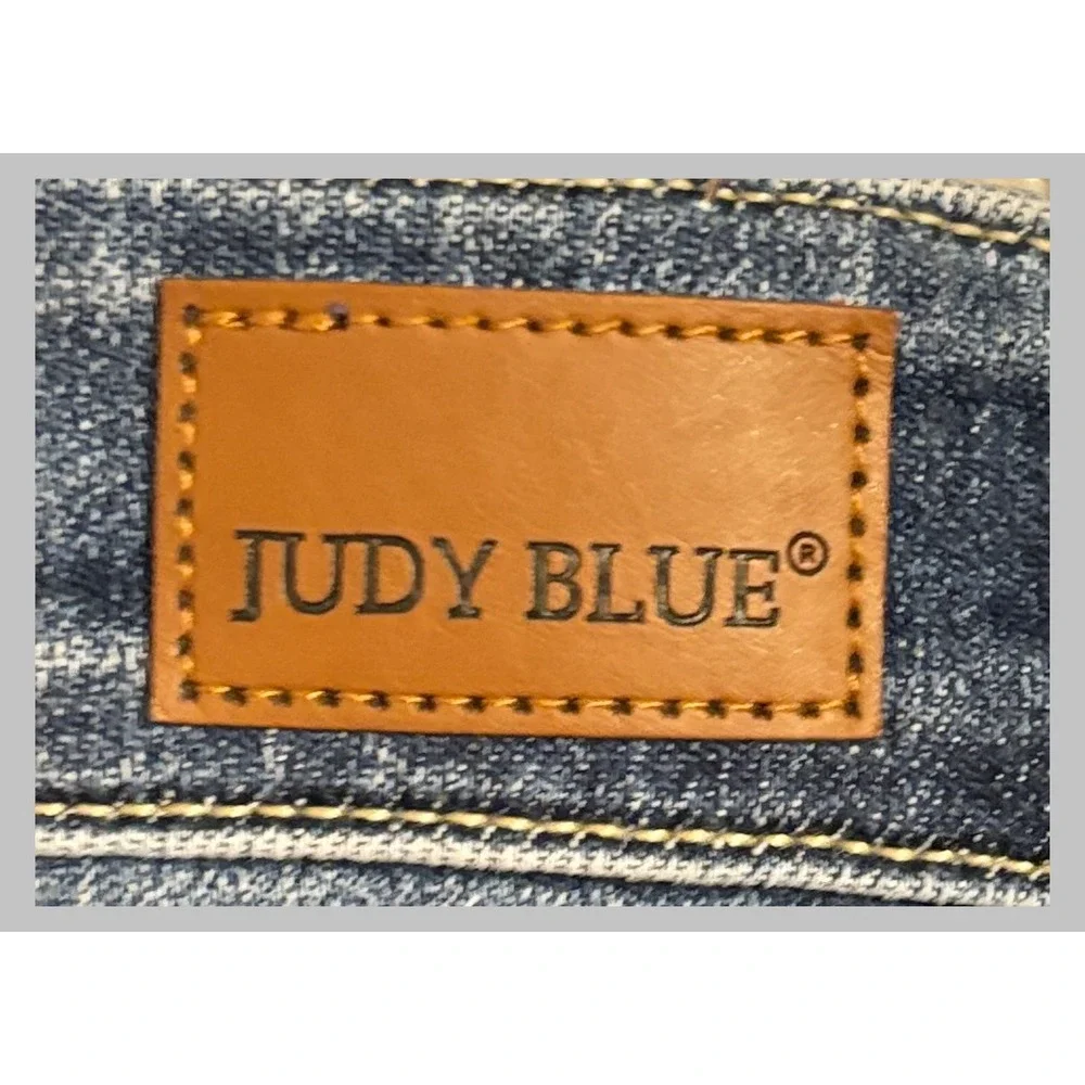 Judy Blue Womens High Rise Skinny Jeans Medium Wash Button Fly Size 20W Denim - Picture 4 of 4